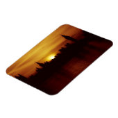 ロンドンビッグベン – エリザベスタワー – サンセットマグネット マグネット (左側)