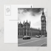 ロンドンビッグベン ポストカード (正面/裏面)