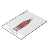 ロンドンビッグベン・ユニオン・ジャック ノートブック (左側)