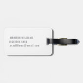 ロンドンビッグベン・ユニオン・ジャック ラゲッジタグ (裏面横)