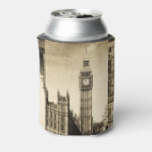 ロンドンビッグベン：ヴィンテージ表示 缶クーラー (缶裏面)
