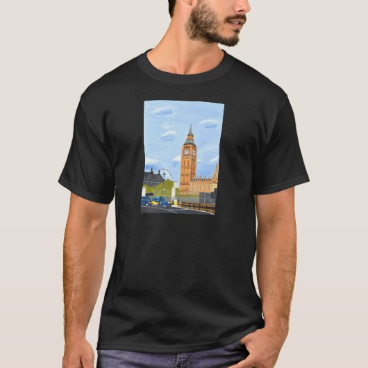 ロンドンビッグベン Tシャツ (正面)