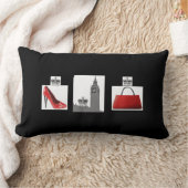 ロンドンファッションビッグベンピロー ランバークッション (ブランケット)