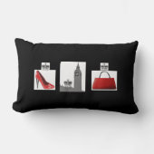 ロンドンファッションビッグベンピロー ランバークッション (正面)