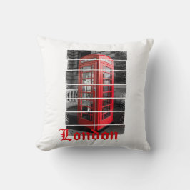 ロンドンフォンボックスヴィンテージ土産 クッション