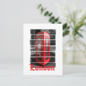 ロンドンフォンボックスヴィンテージ土産 シーズンポストカード (スタンド正面)