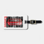 ロンドンフォンボックスヴィンテージ土産 ラゲッジタグ (正面横)