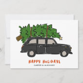 ロンドンブラックキャブクリスマスツリータクシー事業 シーズンカード (正面)