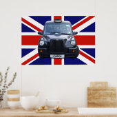 ロンドンブラックタクシーキャブ ポスター (キッチン)