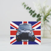 ロンドンブラックタクシーキャブ ポストカード (スタンド正面)