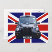 ロンドンブラックタクシーキャブ ポストカード (正面/裏面)
