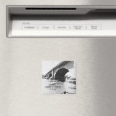 ロンドンブリッジで泳いでいるワニ マグネット (インサイチュ (食洗機))