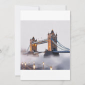 ロンドンブリッジはがき 招待状 (裏面)