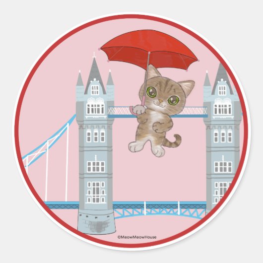 ロンドンブリッジキャット ラウンドシール (正面)