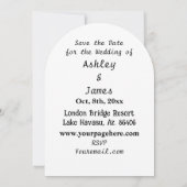 ロンドンブリッジザデイト招待状 招待状 (裏面)