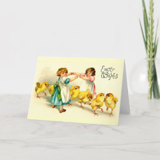 ロンドンブリッジハッピーイースターカワイイヴィンテージ シーズンカード