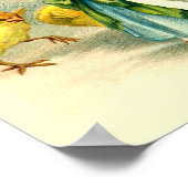 ロンドンブリッジハッピーイースターカワイイヴィンテージ ポスター (角)