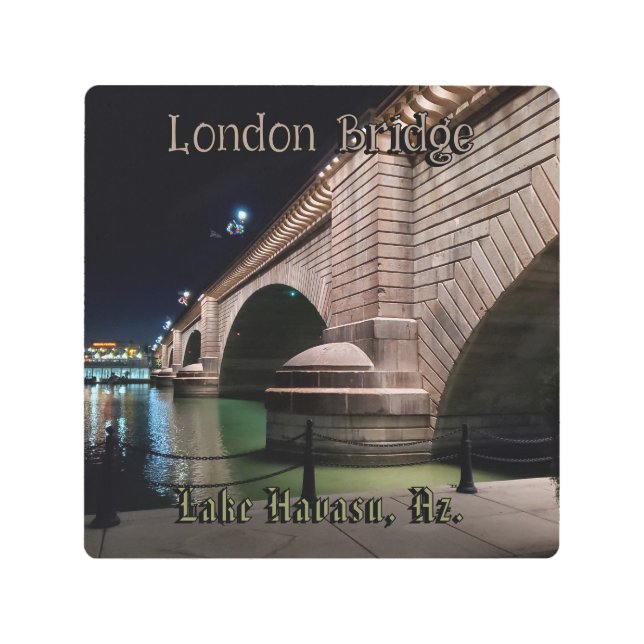 ロンドンブリッジレイクハバス メタルプリント (正面)