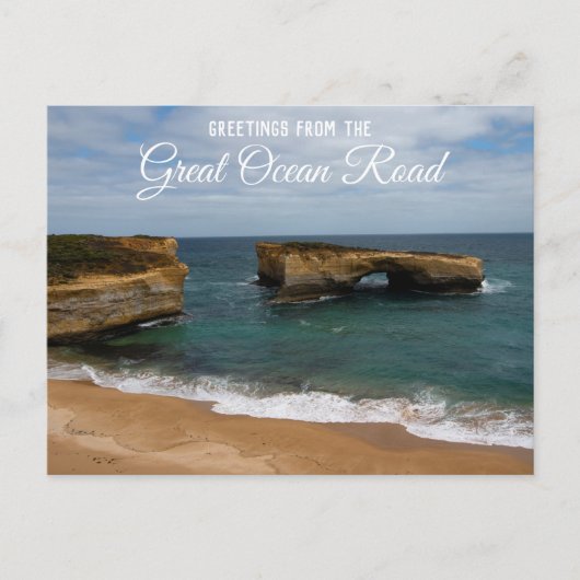ロンドンブリッジ素晴らし海ロードオーストラリア ポストカード (正面)