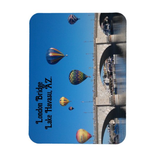 ロンドンブリッジ、ハバス湖、AZ。 マグネット (縦)
