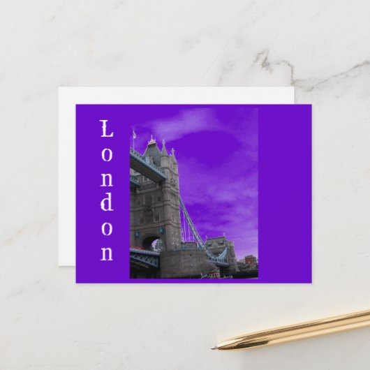 ロンドンブリッジ ポストカード (正面/裏面インサイチュ)
