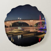 ロンドンブリッジ/ロンドンブリッジのレプリカ ラウンドクッション (裏面)