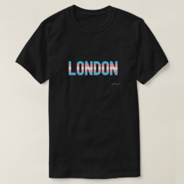 ロンドンプライドトランスジェンダー国旗 Tシャツ