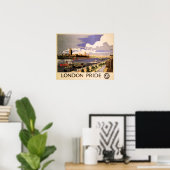 ロンドンプライド素晴らしGWR西部鉄道旧鉄道 ポスター (ホームオフィス)