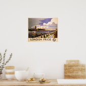 ロンドンプライド素晴らしGWR西部鉄道旧鉄道 ポスター (キッチン)