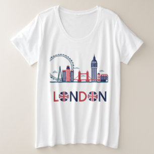 ロンドンプラスサイズ プラスサイズTシャツ