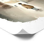 ロンドンプリント ポスター (角)