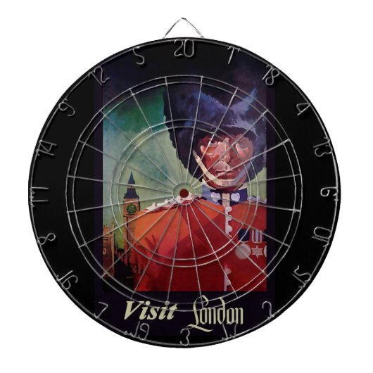 ロンドンポスターダーツボード ダーツボード (正面)