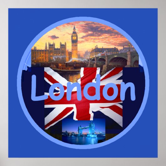 ロンドンポスタープリント ポスター (正面)