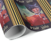 ロンドンポスターラッピング紙 ラッピングペーパー (ロールコーナー)