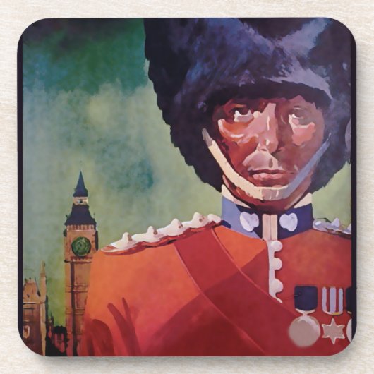 ロンドンポスター飲料用コースター コースター (正面)