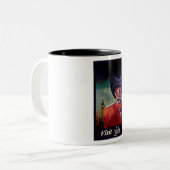ロンドンポスター コーヒーマグ ツートーンマグカップ (正面左)