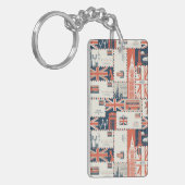 ロンドンポストキーチェーン キーホルダー (正面左)
