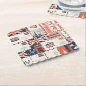 ロンドンポストコースター ペーパーコースター (アングル)