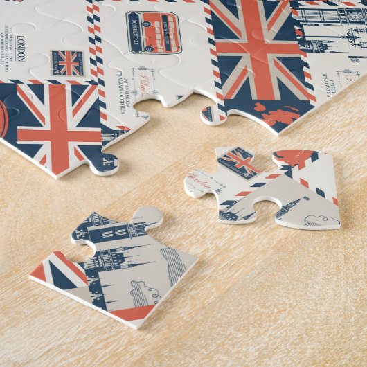 ロンドンポストジグソーパズル ジグソーパズル (側面)