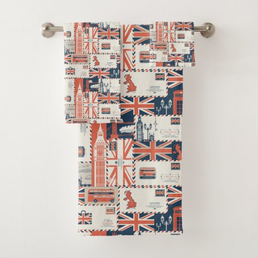 ロンドンポストタオルセット バスタオルセット (インサイチュ)