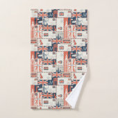 ロンドンポストタオルセット バスタオルセット (ハンドタオル)