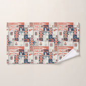 ロンドンポストタオルセット バスタオルセット (ハンドタオル)