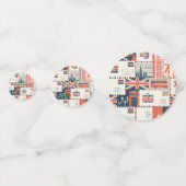 ロンドンポストテーブル紙吹雪 コンフェッティ (裏面)