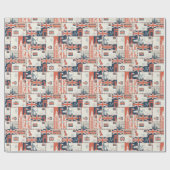 ロンドンポストラッピング紙 ラッピングペーパー (フラット)