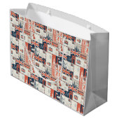 ロンドンポスト抱き枕 ラージペーパーバッグ (裏面アングル)