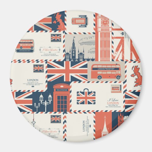 ロンドンポスト磁石 マグネット (正面)