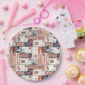 ロンドンポスト紙プレート ペーパープレート (パーティー)