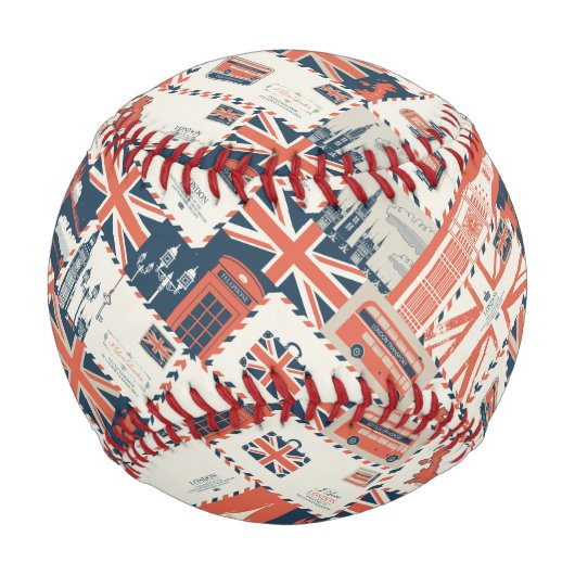 ロンドンポスト野球 野球ボール (正面)