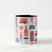 ロンドンマグでミート ツートーンマグカップ (中央)