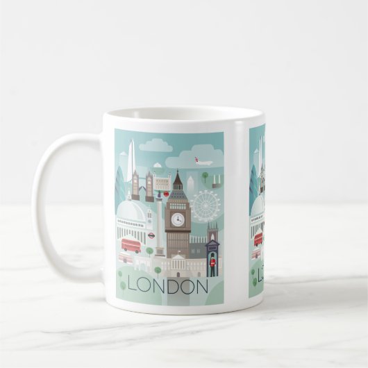 ロンドンマグ コーヒーマグカップ (左)